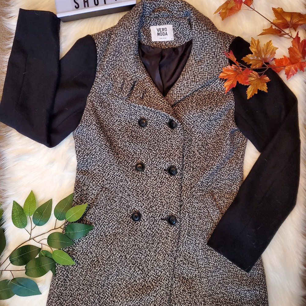 Vero Moda Salt Jacket/Pea Coat, Size Med